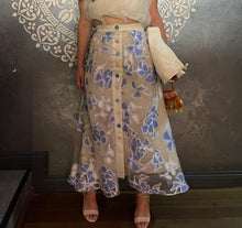 Load image into Gallery viewer, Blue Tera Skirt