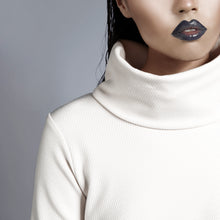 Load image into Gallery viewer, Navy Kamiko Turtleneck - BOO PALA LONDON