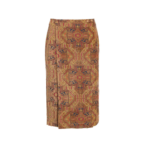 Beige Magic Carpet Pencil Skirt