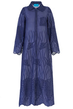 Load image into Gallery viewer, Recycled Alanis Kaftan - Navy