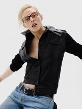 Load image into Gallery viewer, Alter Ego Leather Biker Jacket - BOO PALA LONDON
