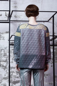 Grey Strata Sweatshirt - BOO PALA LONDON