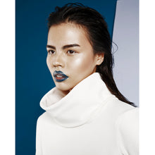 Load image into Gallery viewer, Navy Kamiko Turtleneck - BOO PALA LONDON