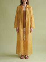 Load image into Gallery viewer, Recycled Alanis Kaftan - Mustard