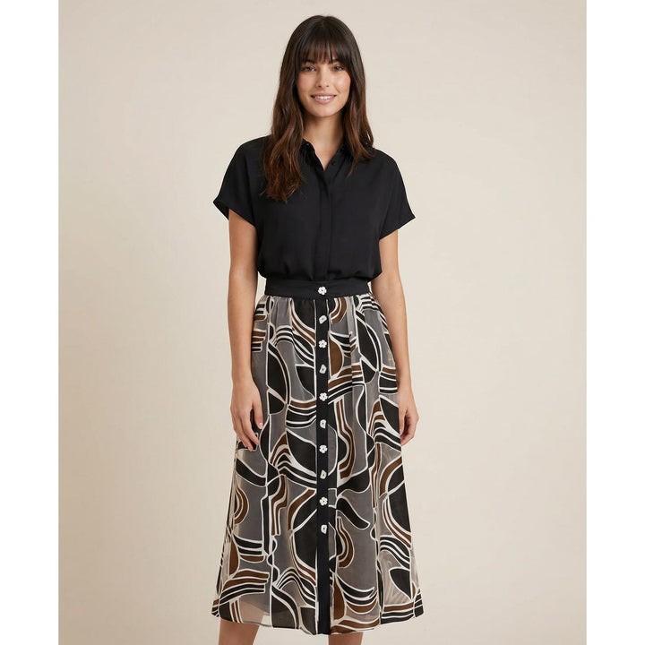 Black Tera Skirt by Boo Pala London, view 2
