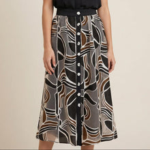 Load image into Gallery viewer, Black Tera Skirt