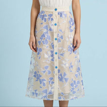 Load image into Gallery viewer, Blue Tera Skirt