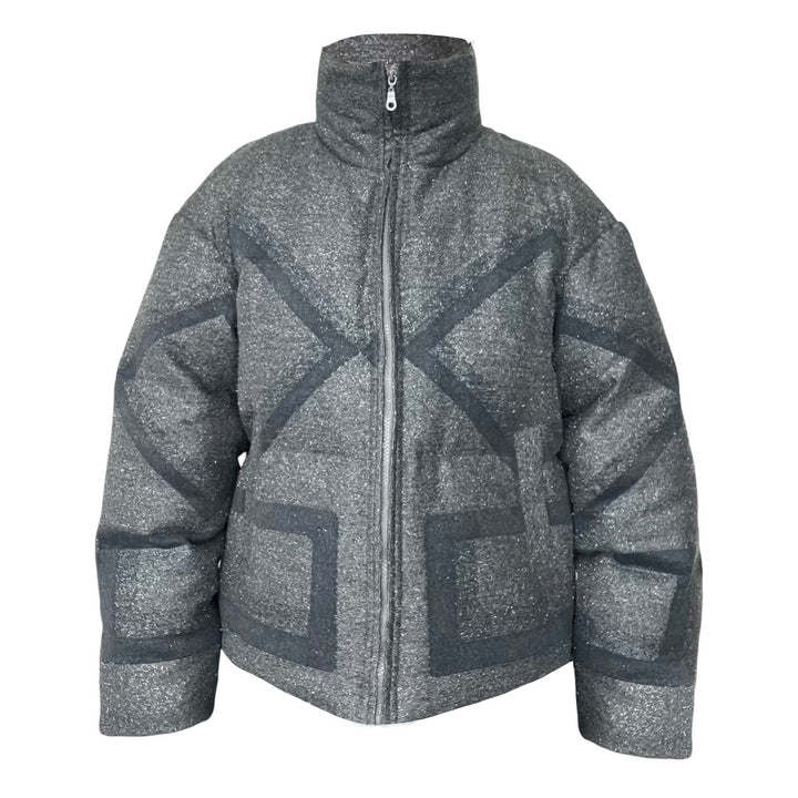 Crystal Puffer Jacket by Boo Pala London, view 2