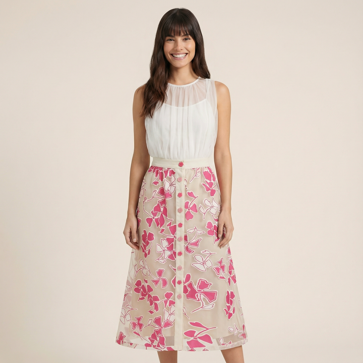 Pink Tera Skirt by Boo Pala London, view 2