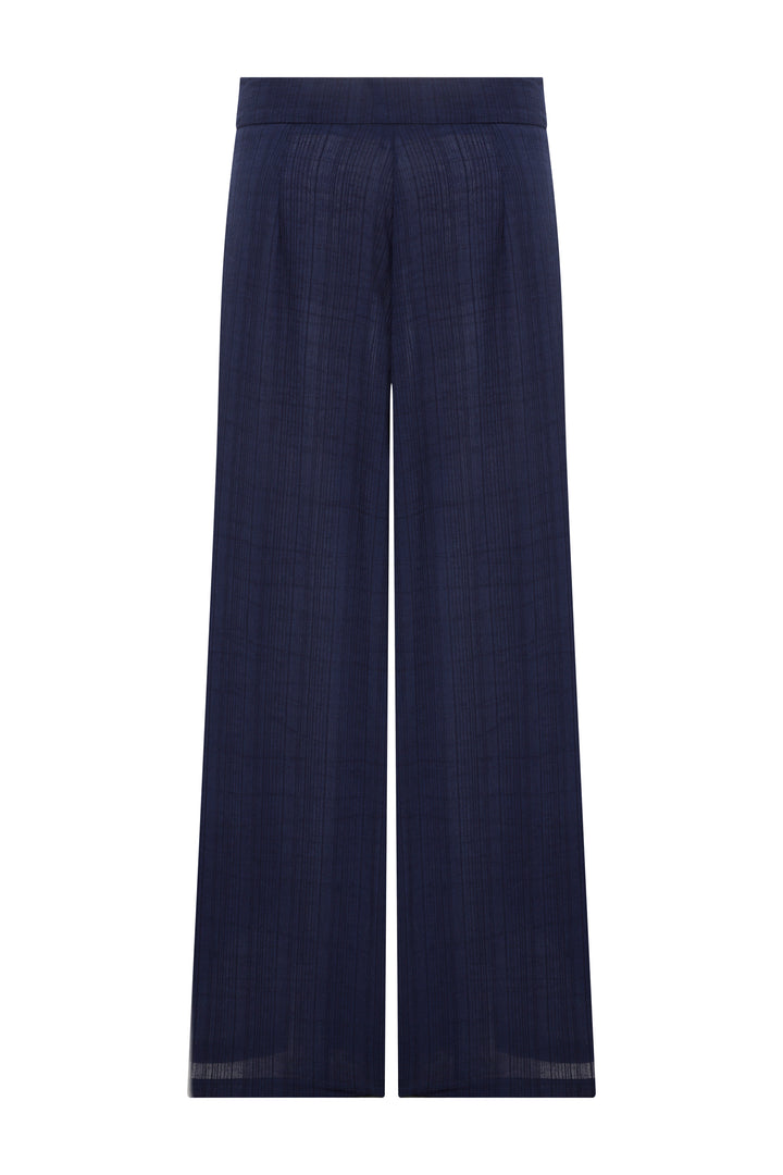 Lavinia Trousers - Navy by Boo Pala London, view 2