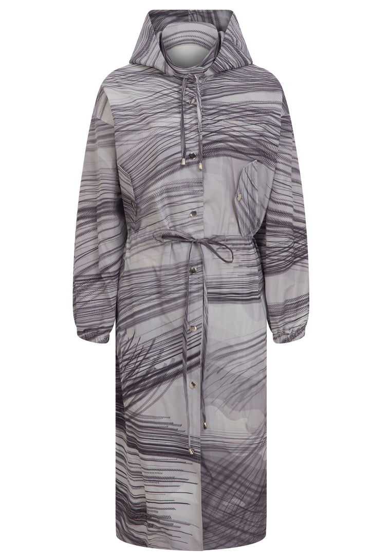 Storm Sketch Raincoat by Boo Pala London, view 2