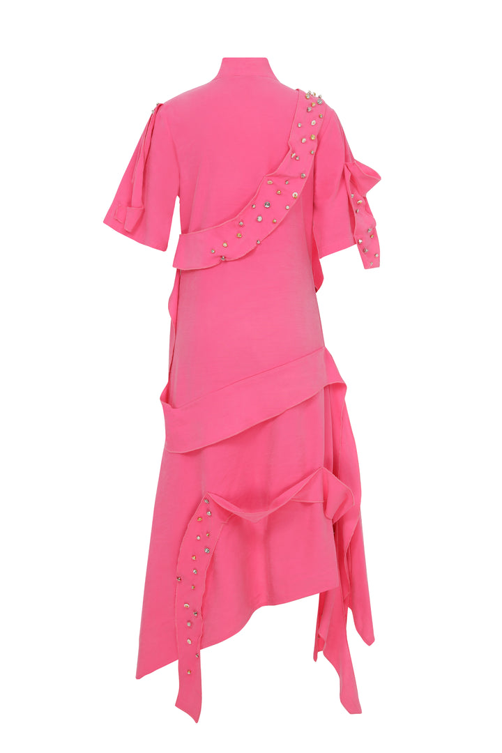 Hand-Beaded Entangled Dress by Boo Pala London, view 2