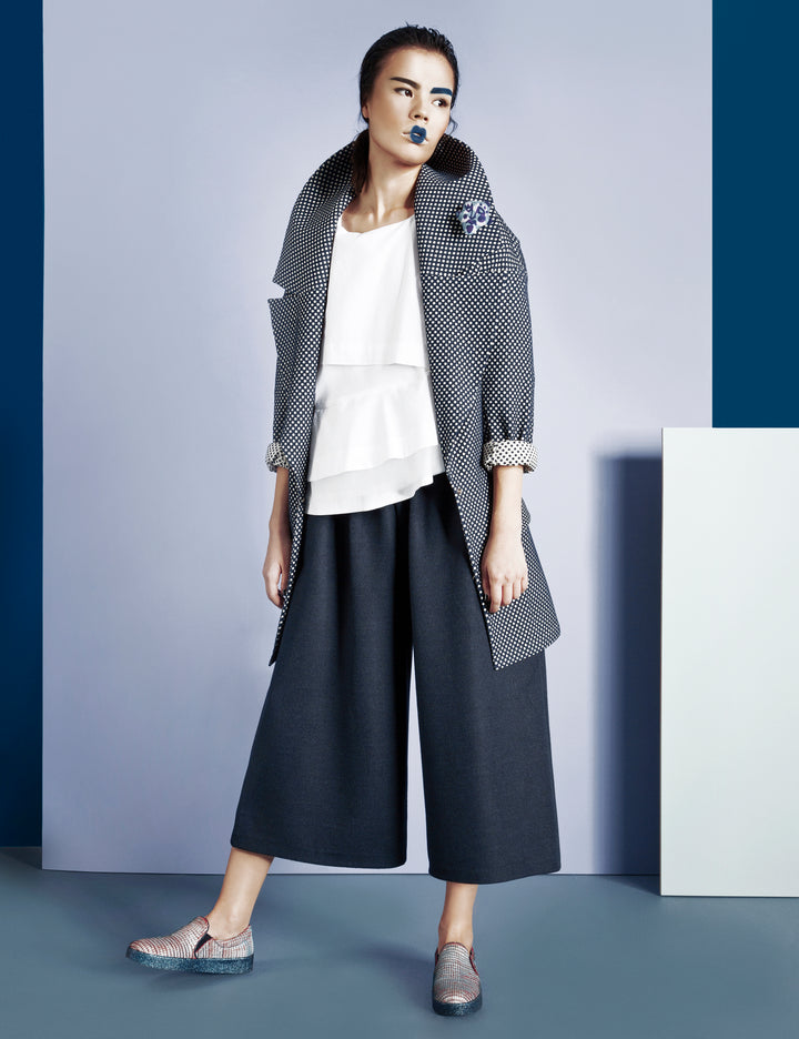 RIKA TROUSERS - NAVY - BOO PALA LONDON