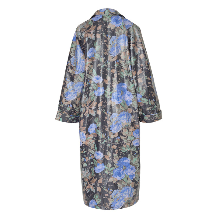 Bingo Blue Trench Raincoat - BOO PALA LONDON