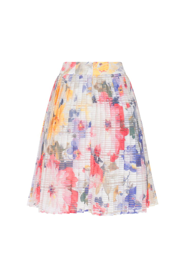Lila Pleated Skirt by Boo Pala London, view 2