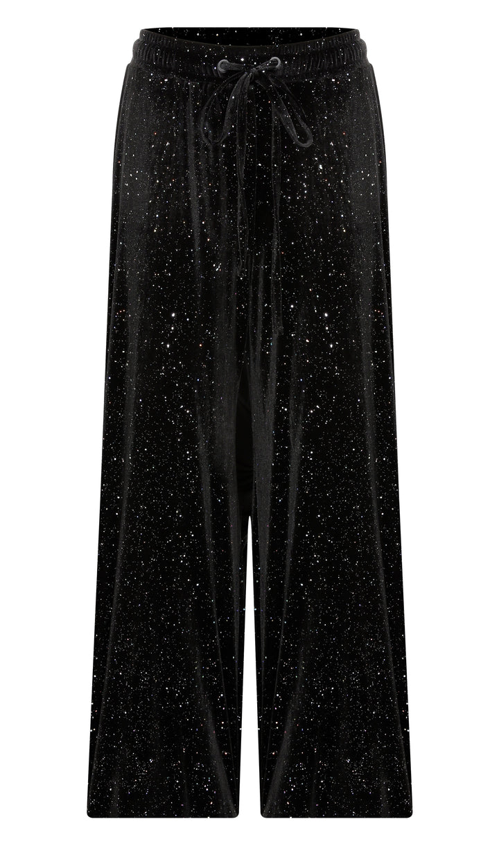 Galaxy Velvet Trousers by Boo Pala London, view 2