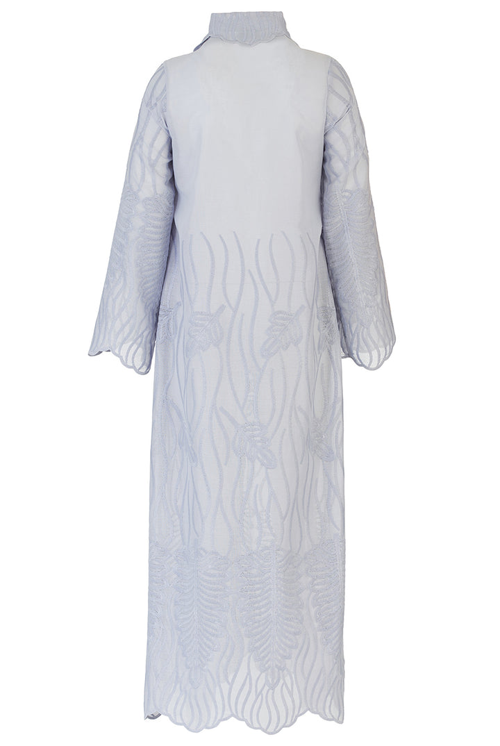 Recycled Alanis Kaftan - Icy Lilac by Boo Pala London, view 2