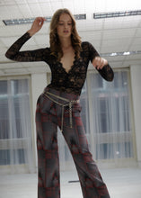 Load image into Gallery viewer, Freeform Trousers - Burgundy - BOO PALA LONDON