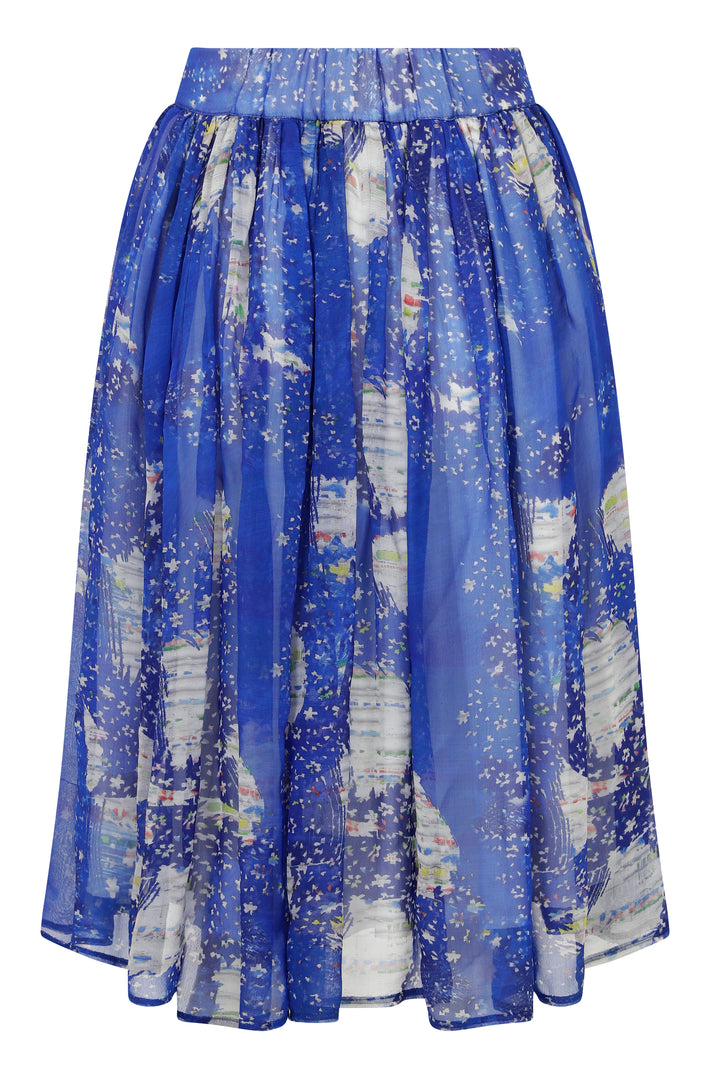 Koda Pleated Midi Skirt by Boo Pala London, view 2