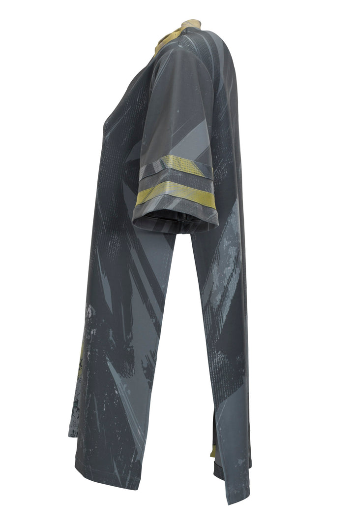 Unisex Grey & Lime Hues T-Shirt - BOO PALA LONDON