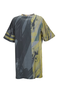 Unisex Grey & Lime Hues T-Shirt - BOO PALA LONDON