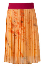 Load image into Gallery viewer, Orange Strata Midi Skirt - BOO PALA LONDON
