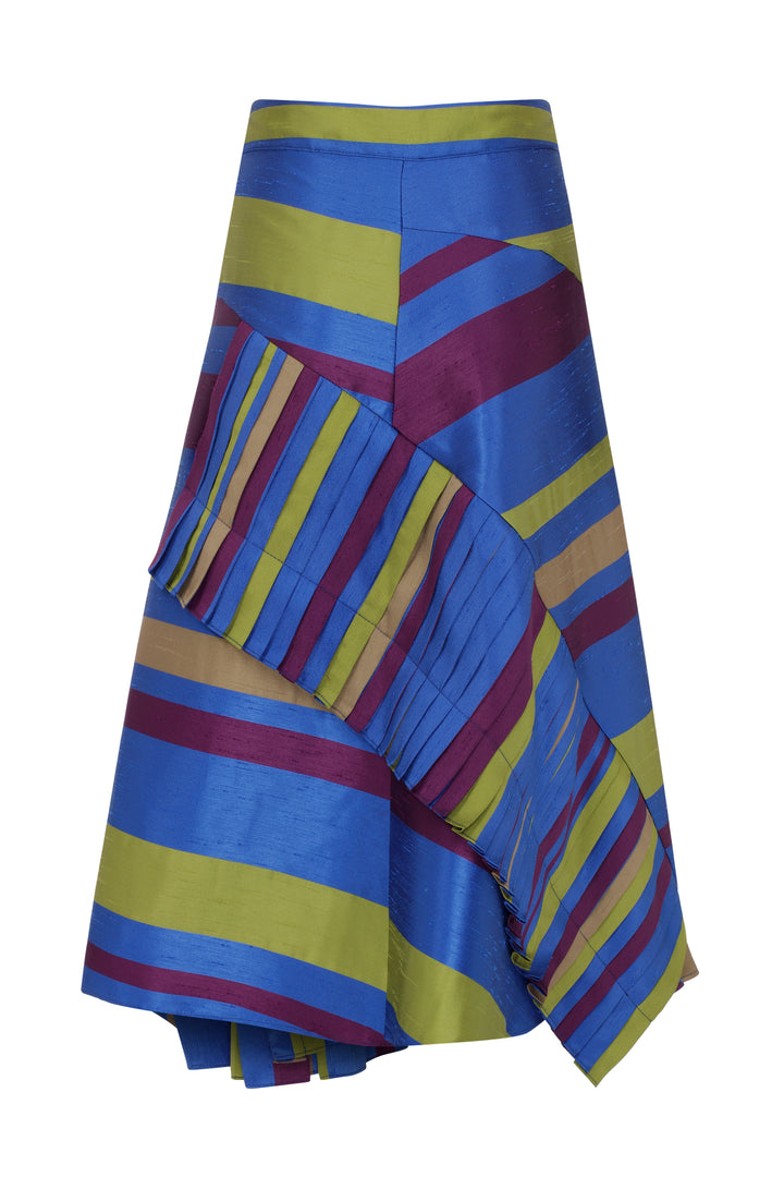 Navy Raya Skirt by Boo Pala London, view 2