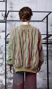 Soil Shades Oversized Wool Sweater - BOO PALA LONDON