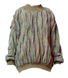 Soil Shades Oversized Wool Sweater
