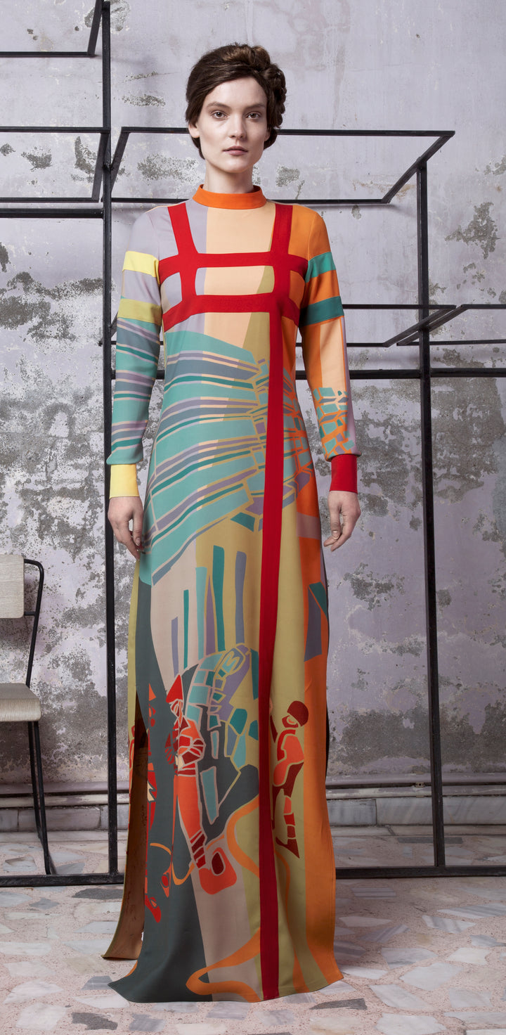 The Engineer Maxi Dress - BOO PALA LONDON