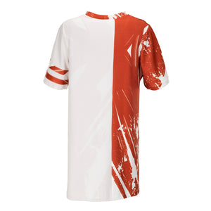 Unisex Red & White Hues  T-Shirt - BOO PALA LONDON