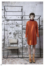 Load image into Gallery viewer, Red Hues Midi Knit Dress - BOO PALA LONDON