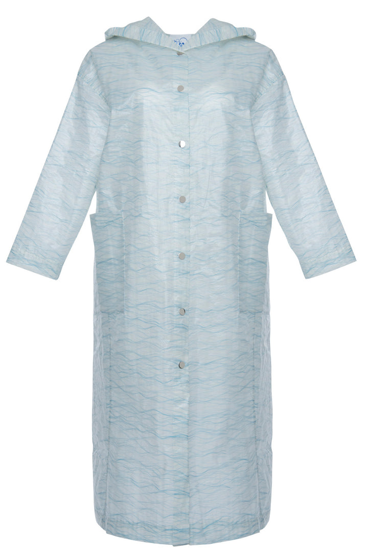 Waves Raincoat by Boo Pala London, view 2
